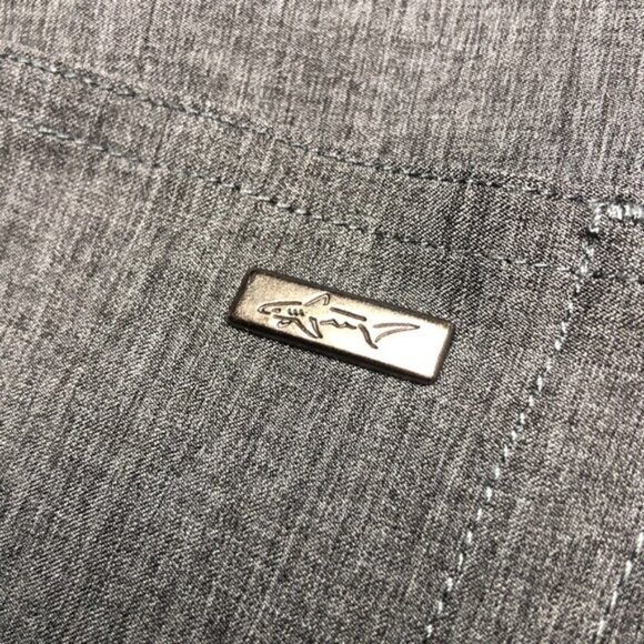 LIKE NEW PREMIUM GREG NORMAN GRAY SPORTS SLACKS 40x32 - Picture 6 of 12